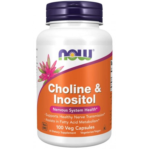 Choline & Inositol 500 mg Veg Capsules - Now Foods